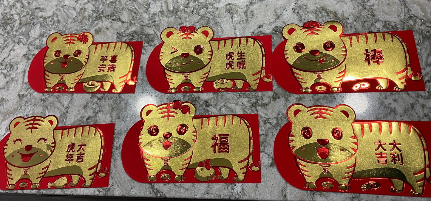 Chinese New Year, Folding Red Paper Envelopes