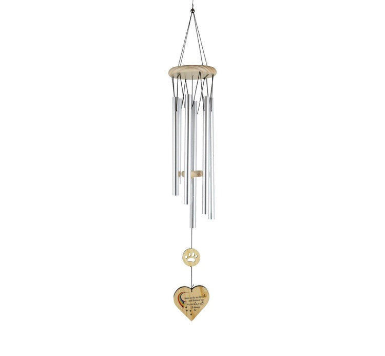 Rainbow Bridge Pet Wind Chime