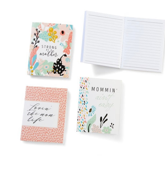 Softcover Notebook with Sentiment, 3 Assorted