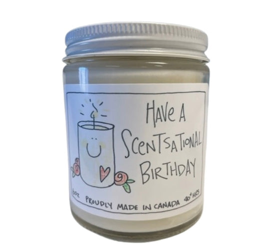 Have A Scentsational Birthday, 6 Ounce Candle