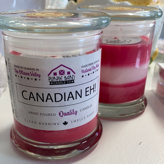 Purple Barn Candle Company, Canadian Eh! Soy Candle, 20 Ounce