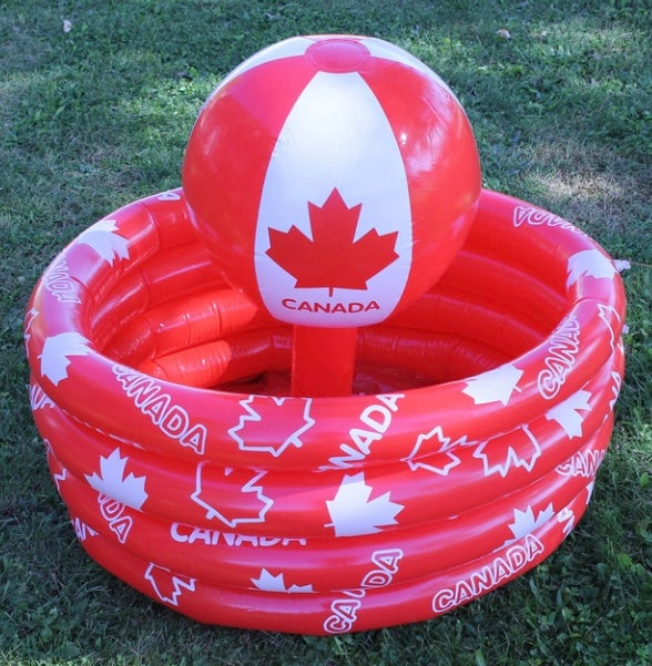 Inflatable Canada Beach Ball Cooler