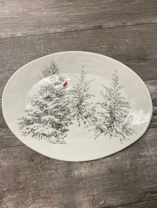 Winter Sketches Tree Platter (In-Store Only) Tag