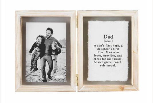 Dad Hinged Picture Frame