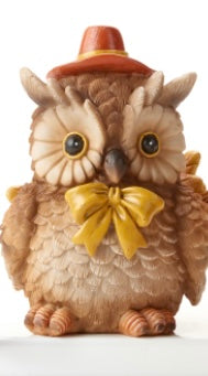 Owl Figurine, 3 Assorted