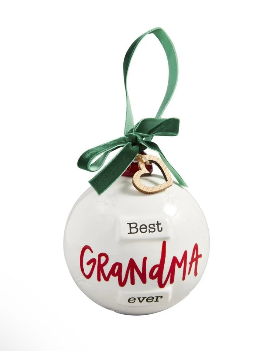 Best Grandma Ever Ornament