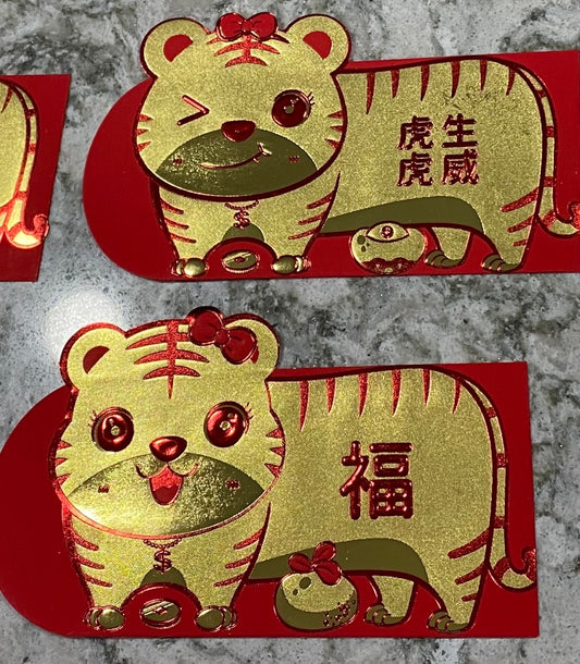 Chinese New Year, Folding Red Paper Envelopes