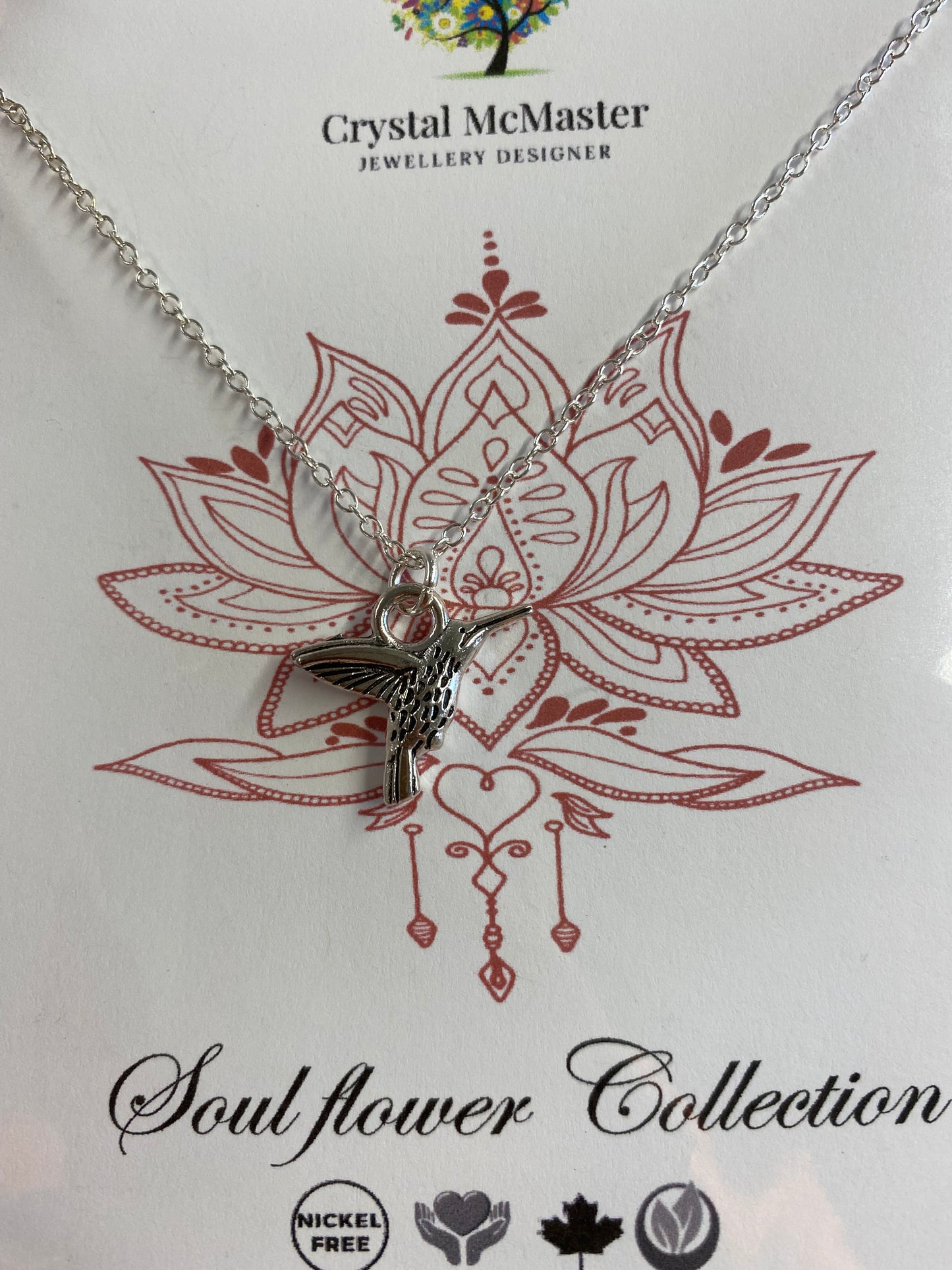 Soul flower Hummingbird Necklace