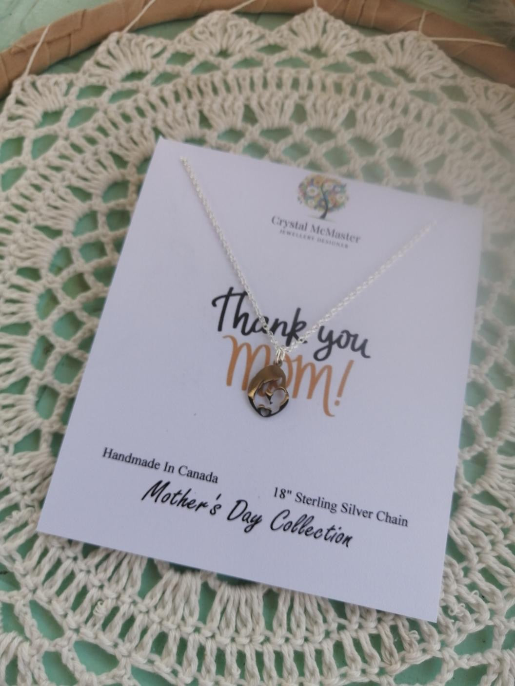 Thank you Mom Necklace
