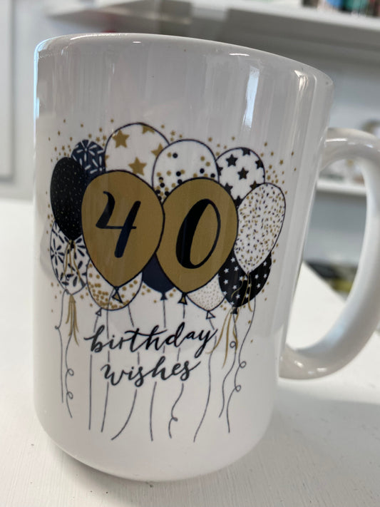 40th Birthday Mug