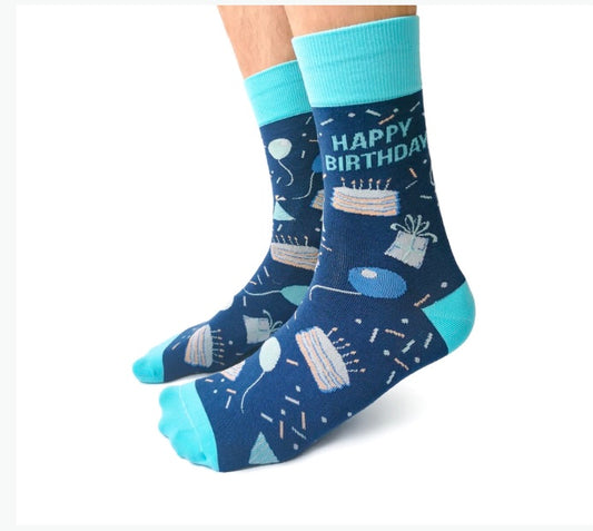 Happy Birthday Socks. Men