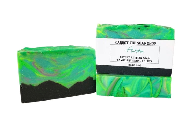 Handmade Soap, Aurora from Carrot Top Soap Shop