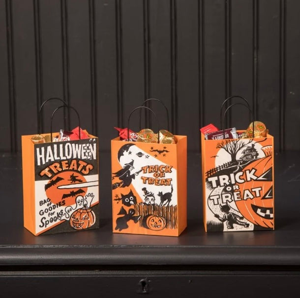 Trick or Treat Tin Bags by Bethany Lowe