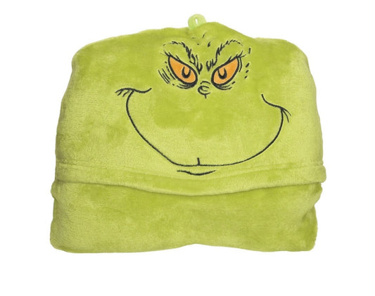 Grinch Hooded Blanket