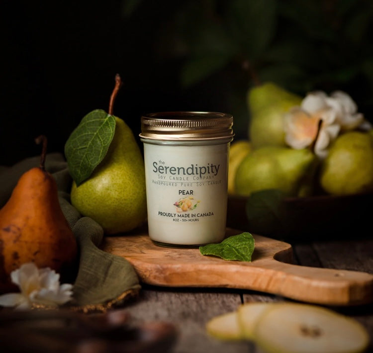 Pear, 8 Ounce Soy Candle