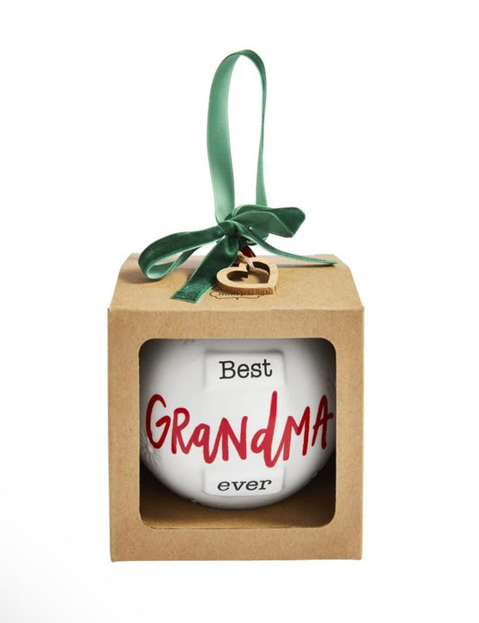 Best Grandma Ever Ornament